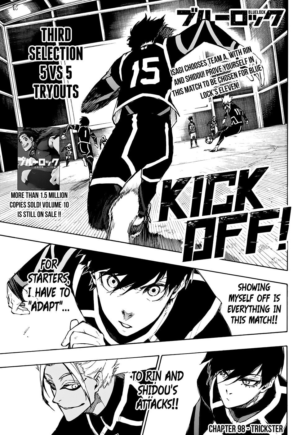 Blue Lock, Chapter 98 image 01